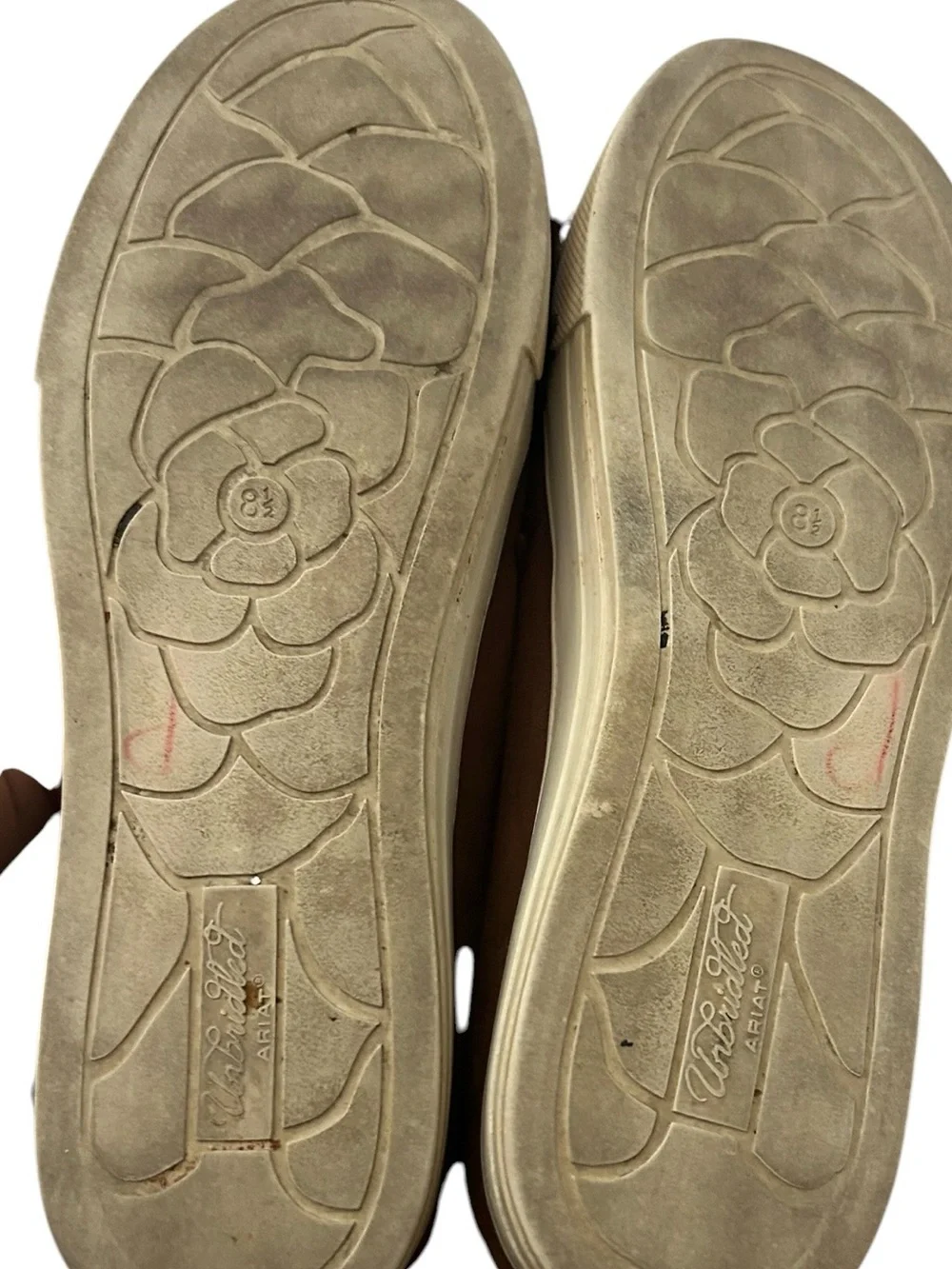 Ariat Unbridled Brown Suede Fringe Slip-On Sneakers